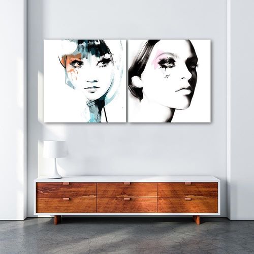 Deco Panel, Twarz kobiety 40x40 na Arena.pl