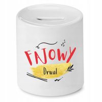 Dla Drwala Prezent Skarbonka Fajowy Drwal Z Nadrukiem Ze Zdjęciem