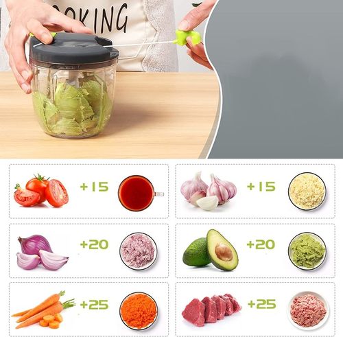 Krajacz DO WARZYW cebuli SIEKACZ ręczny XXL 900ml SIEKACZ DO CEBULI na Arena.pl