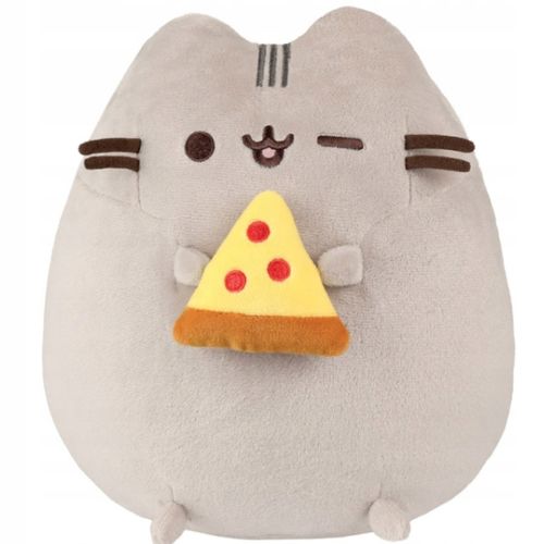 MASKOTKA PUSHEEN DLA DZIECKA Z PIZZĄ W ŁAPKACH 24cm PLUSZOWA PRZYTULANKA na Arena.pl