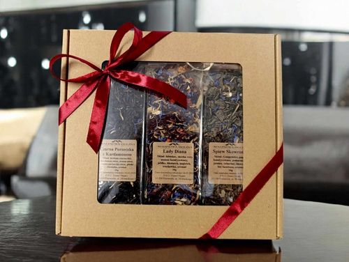 Zestaw Prezentowy 3 Herbat Owocowa Zielona Urodziny Dla Nauczyciela Imienin na Arena.pl