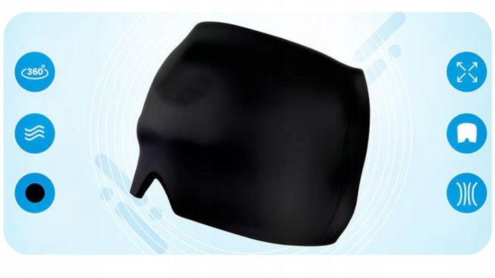 Czapka Łagodząca na Ból Głowy Migrenę Kompres Żelowy Maska Chłodząca Okład zdjęcie 4