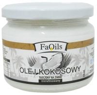 OLEJ KOKOSOWY 250ml TŁOCZONY NA ZIMNO NIERAFINOWANY