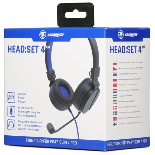 snakebyte zestaw słuchawkowy PS4 HEAD:SET 4 na Arena.pl