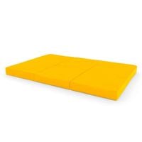 Składany materac pod drabinkę gimnastyczną 150x100x10 cm Kometa żółty