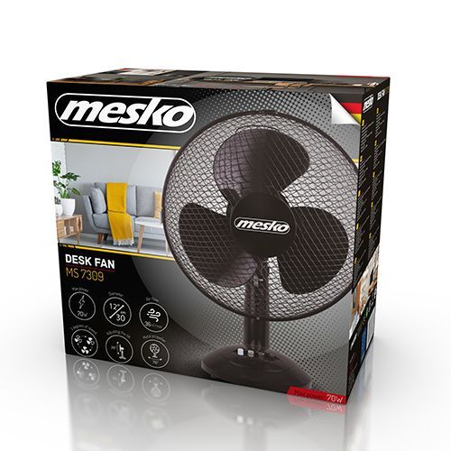 MS 7309 Wentylator biurkowy 30cm na Arena.pl