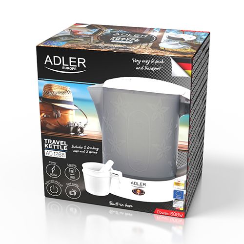 AD 1268 Czajnik plastikowy 0,6 L - travel zdjęcie 4
