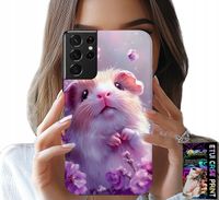 ETUI DO SAMSUNG GALAXY S21 Ultra - SŁODKI CHOMIK, GRYZONIE WZORY DLA DZIECI