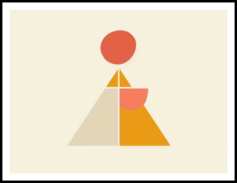 Plakat 100x75cm Piramida Równowagi zdjęcie 3