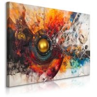 Obraz Na Płótnie Do Salonu Biura Abstrakcja Wzory Geometryczne 90cm x 60cm