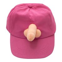 Kinky Pleasure - Ds002 - Cap With Penis - Pink - One Size