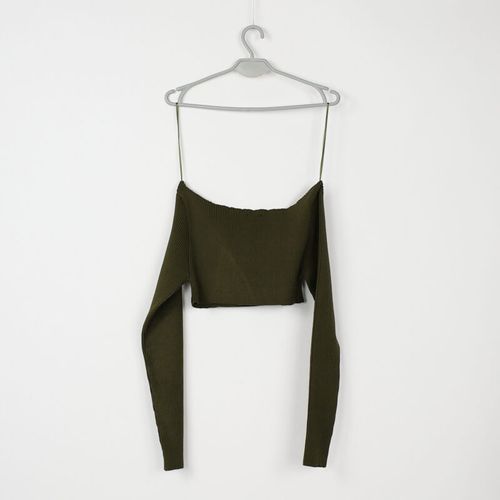 BLUZKA DAMSKA ZIELONA CROP TOPSHOP R. 36 na Arena.pl