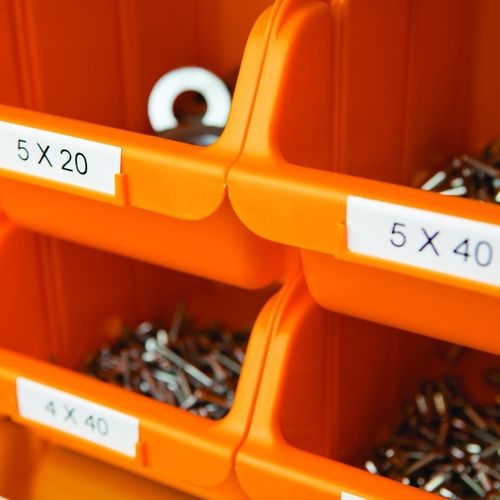 ORYGINALNA Taśma DYMO IND Rhino poliestrowa 9mm x 5,5m biała / czarny na Arena.pl