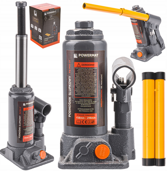 PODNOŚNIK HYDRAULICZNY SŁUPKOWY LEWAREK 3T PM-PHS-3T zdjęcie 1