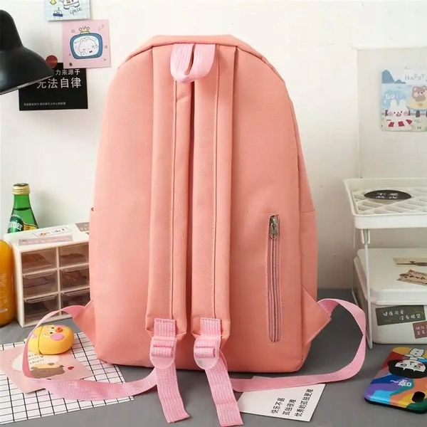 PLECAK SZKOLNY KOT KOTEK MŁODZIEŻOWY + PIÓRNIK CZARNY ZESTAW Z KOTKIEM 5w1 zdjęcie 5