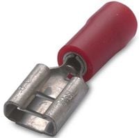 końcówka nasuwka izo.czer.1.5-6.3/0.8(25szt)zak 0.25-1.5mmm2 - bebm00190s2