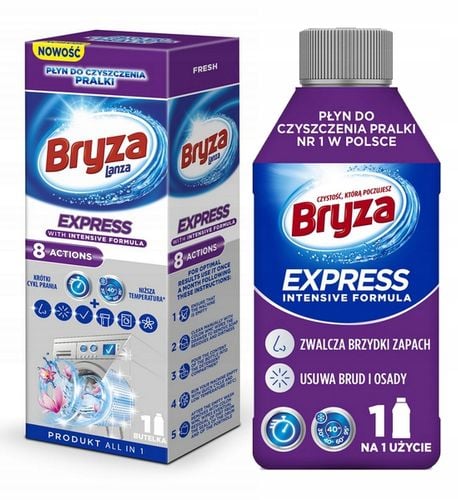 bryza express płyn do czyszczenia pralki 250ml na Arena.pl