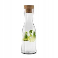 KARAFKA DZBANEK SZKLANA Z KORKIEM THERMO TOWER 1 L