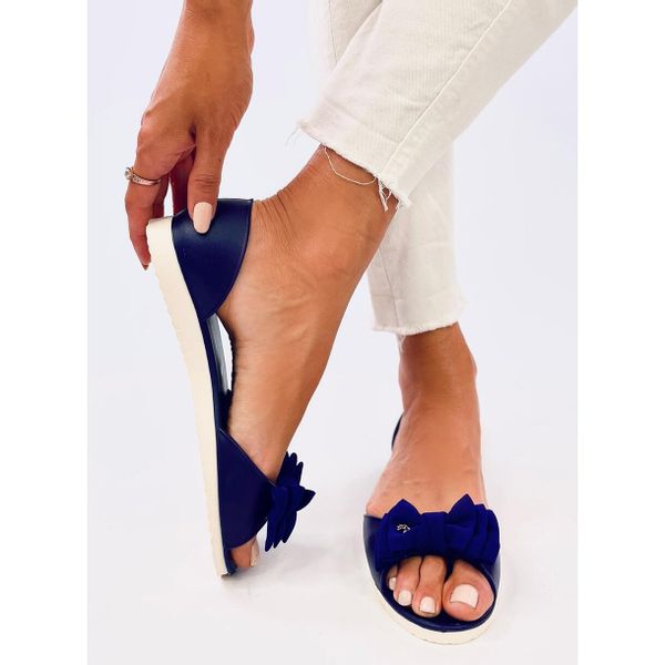 Baleriny meliski open toe Navy r.40 zdjęcie 4