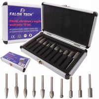 ZESTAW PILNIKÓW FREZÓW OBROTOWYCH DO METALU 10EL