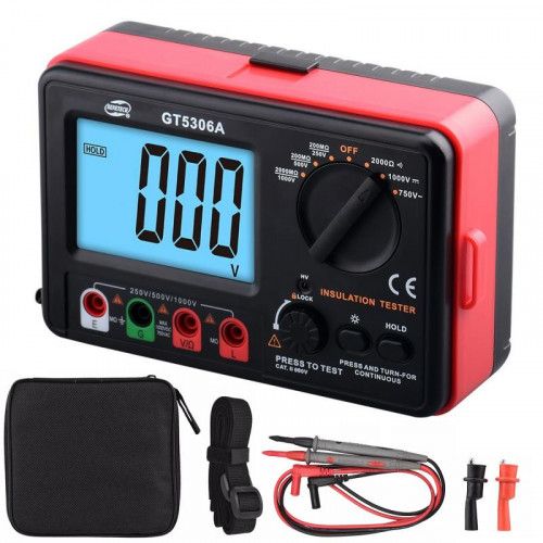 MIERNIK REZYSTANCJI IZOLACJI TESTER RCD AC DC LCD na Arena.pl