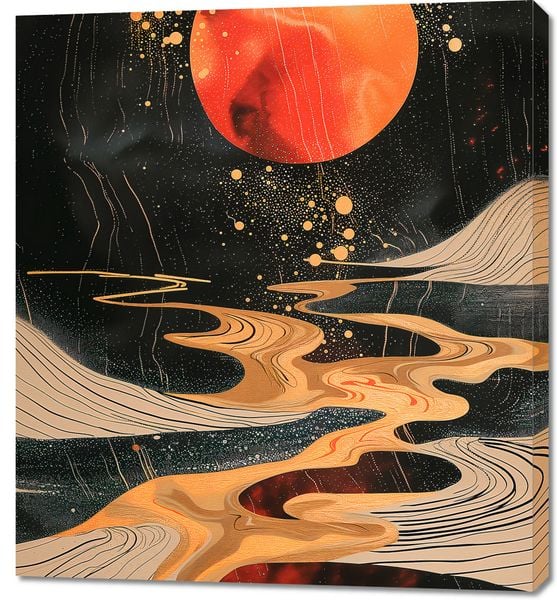 Obraz 90x100cm Planetarny Taniec zdjęcie 1