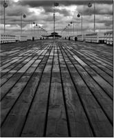 60CM 50CM OBRAZ ŚCIENNY SOPOT MOLO DRUK PŁÓTNO