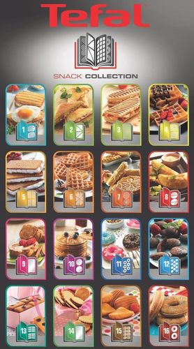 Płyty do panini TEFAL SNACK COLLECTION XA800312 na Arena.pl