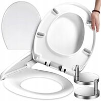 DESKA WC SEDESOWA WOLNOOPADAJĄCA TWARDY DUROPLAST do sedesu KOŁO JAKOŚĆ