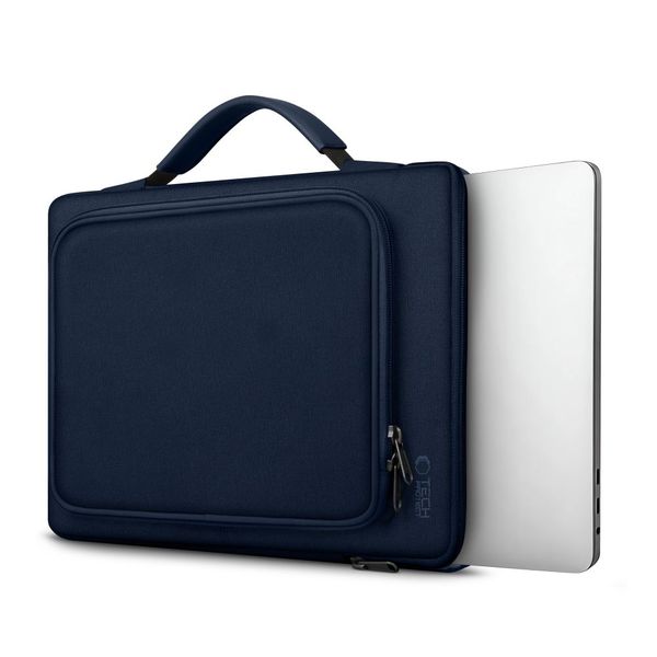 tech-protect basic bag laptop 13-14 navy blue zdjęcie 3