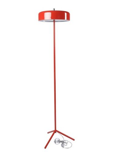 Lampa podłogowa Plate czerwona D2 na Arena.pl