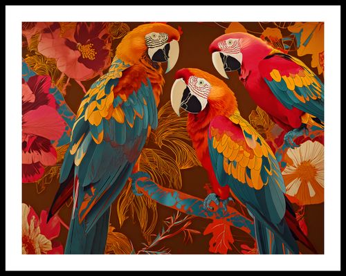Plakat 65x50cm Kolorowe Ary na Arena.pl