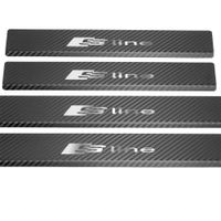 Listwa progowa AUDI A6 C8 SLINE Stal nierdzewna 304 carbon 4szt