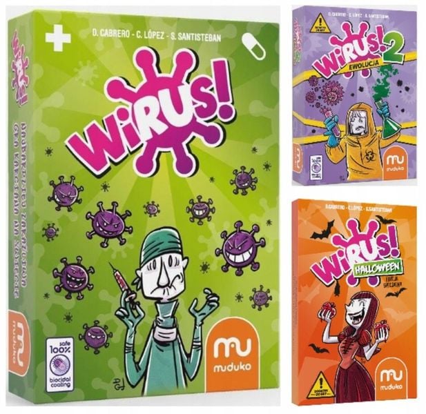 Wirus. KOMPLET 3 szt. zdjęcie 1
