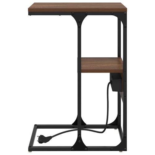 Szafka Nocna z szufladą Brązowy dąb 41.5 x 26 x 60.5 cm na Arena.pl