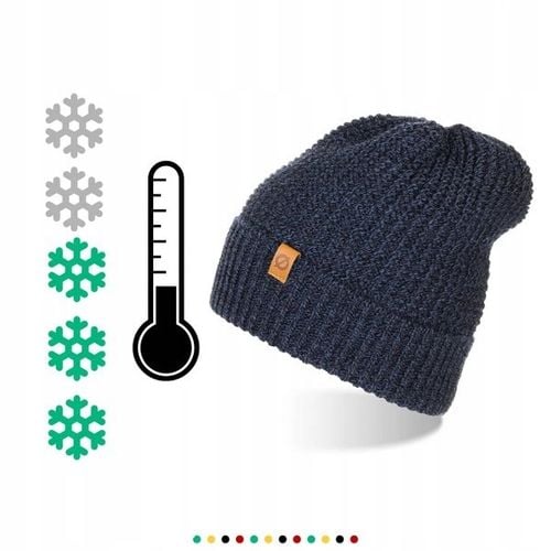 Męska czapka zimowa Brødrene cz14 granatowa 9932 na Arena.pl