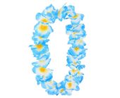 Naszyjnik hawajski niebiesko biały