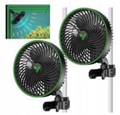 Wentylator Do Growbox 3 Prędkości Na Klips 2100Rpm Cichy 35Db Do Upraw X2