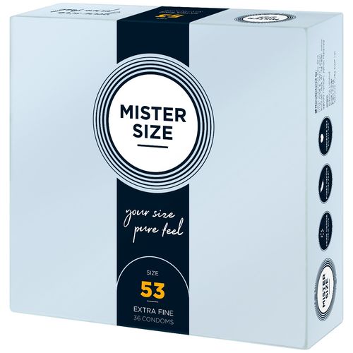 Mister.size 53 Mm Condoms 36 Pieces na Arena.pl