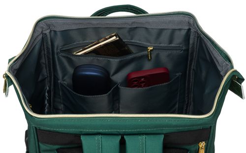 plecak materiałowy ptn alfa-5990 dark green na Arena.pl