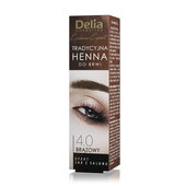Delia Tradycyjna Henna do brwi - 4.0 Brązowy - 2g