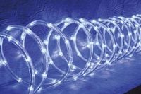 GIRLANDA ŚWIETLNA ZEWNĘTRZNA FORMA SPIRALI ZIMNA BIEL 324 LED 1,2 M