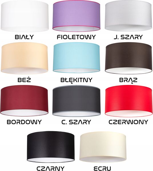 Abażur KLOSZ Lampa ⌀ 35 h 25różne KOLORY E14 zdjęcie 13