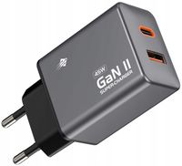 Szybka ładowarka sieciowa GaN II 45W 3A QC 3.0 1x USB C + 1x USB A