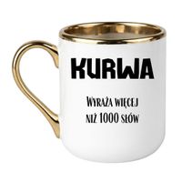 Elegant Biało-Złoty 330 ml