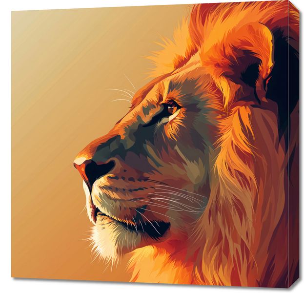 Obraz 70x70cm Król zdjęcie 1