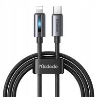 2 x Kabel Mcdodo CA-5710 36W USB-C Lightning Pulsujące Światło Czarny
