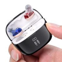 NIEKOMPLETNY Aparat słuchowy HIBRIQ ‎VHP-1633 dla seniorów POWYSTAWOWY