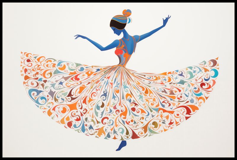 Plakat 91,5x61cm Wirująca Balerina zdjęcie 2