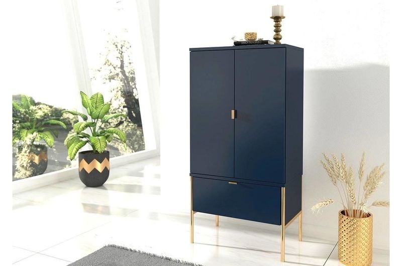 Komoda wysoka Polka Navy Blue zdjęcie 4